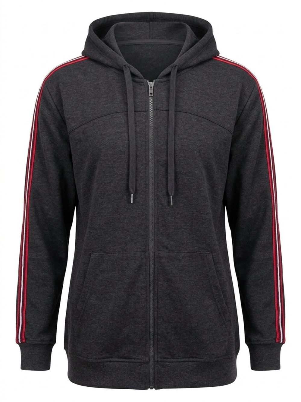Charcoal Zip Hoodie